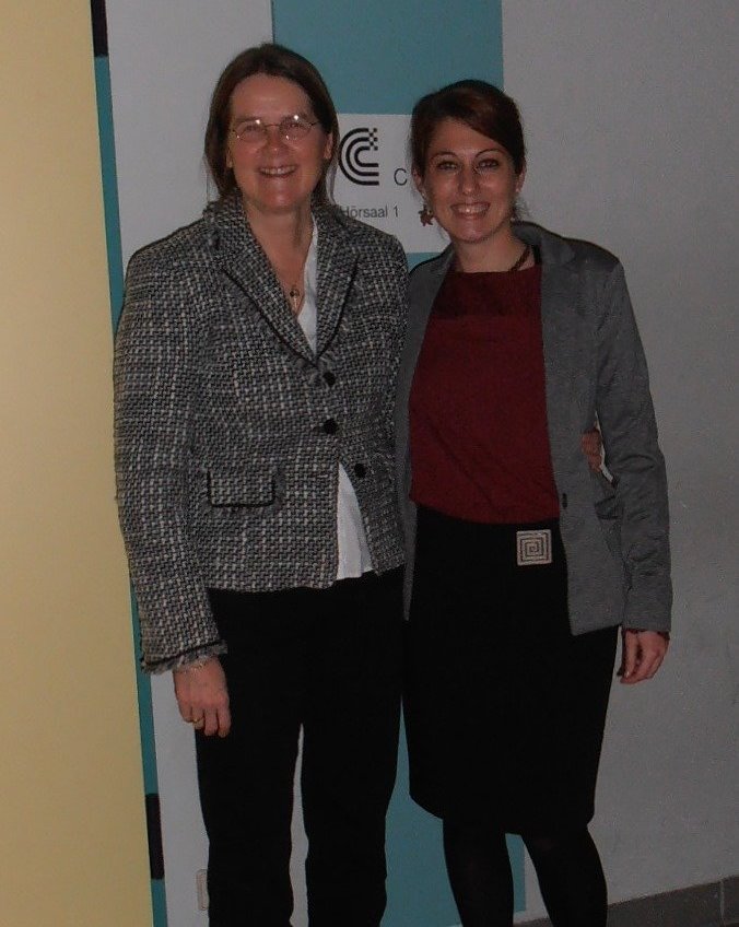Prof Ingrid Kröncke and Anja Singer