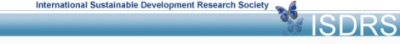 19th annual International Sustainable Development Research Conference