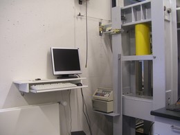 Beheizbare Uniaxialapparatur