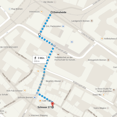 Walk from Domsheide to Schnoor