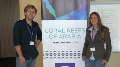 Claudia Pogoreutz at Coral Reefs of Arabia Conference 2015