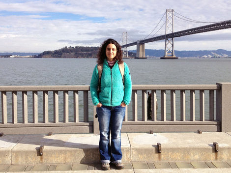 Catarina Cavaleiro at AGU Fall Meeting 2014