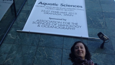 Laura Rix at ASLO 2015