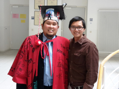 Riza Setiawan and Yusuf Awaluddin
