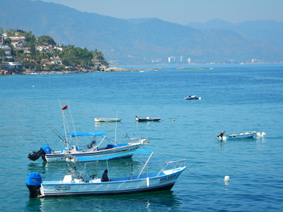 View along the coastline of Puerto Vallarta