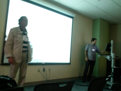 My talk during the „ Innovative Field and Laboratory Instrumentation for the study of Flow in Open Channels” session