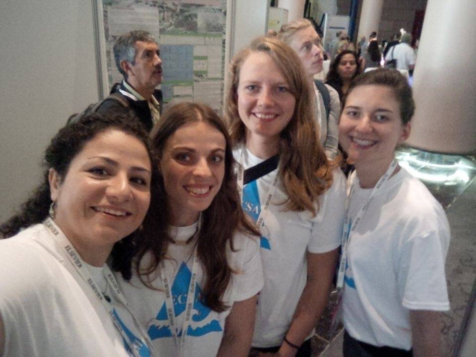 quick break for Team Student Ambassador: Elham Kamyab, Claudia Pogoreutz, Esther Thomsen, Paula Senff; Photo credits: Elham Kamyab
