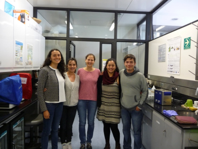 students from the Paleolab-Group